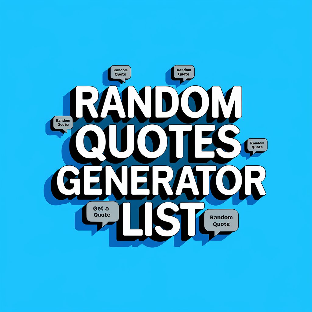 Random Quote Generator Logo